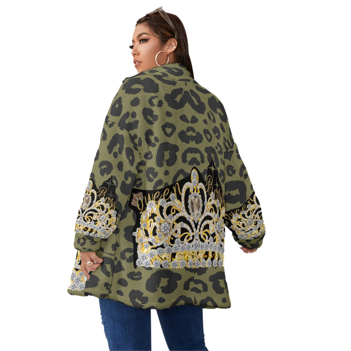 Olive Ambition Coat – Queen Boss Edition