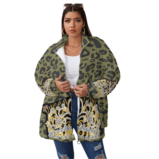 Olive Ambition Coat – Queen Boss Edition