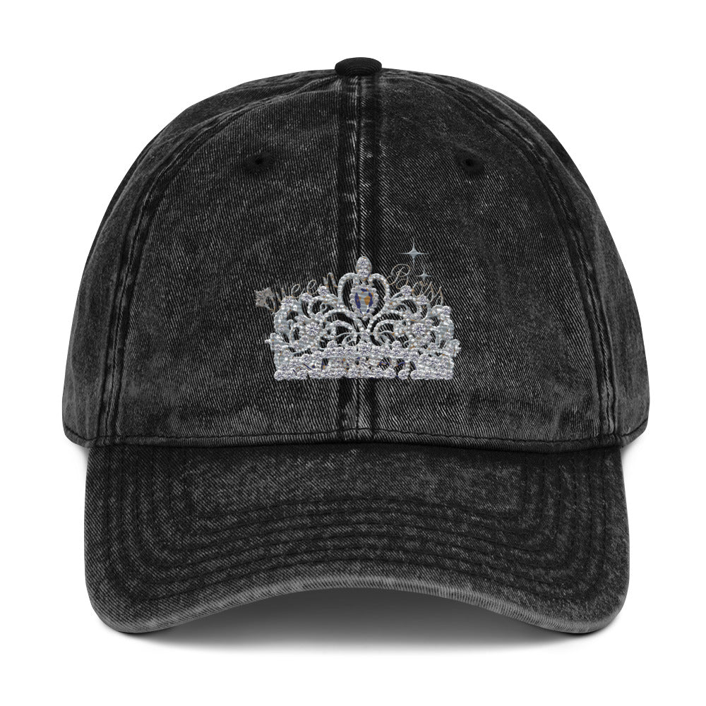 Queen Boss Vintage Cotton Twill Cap