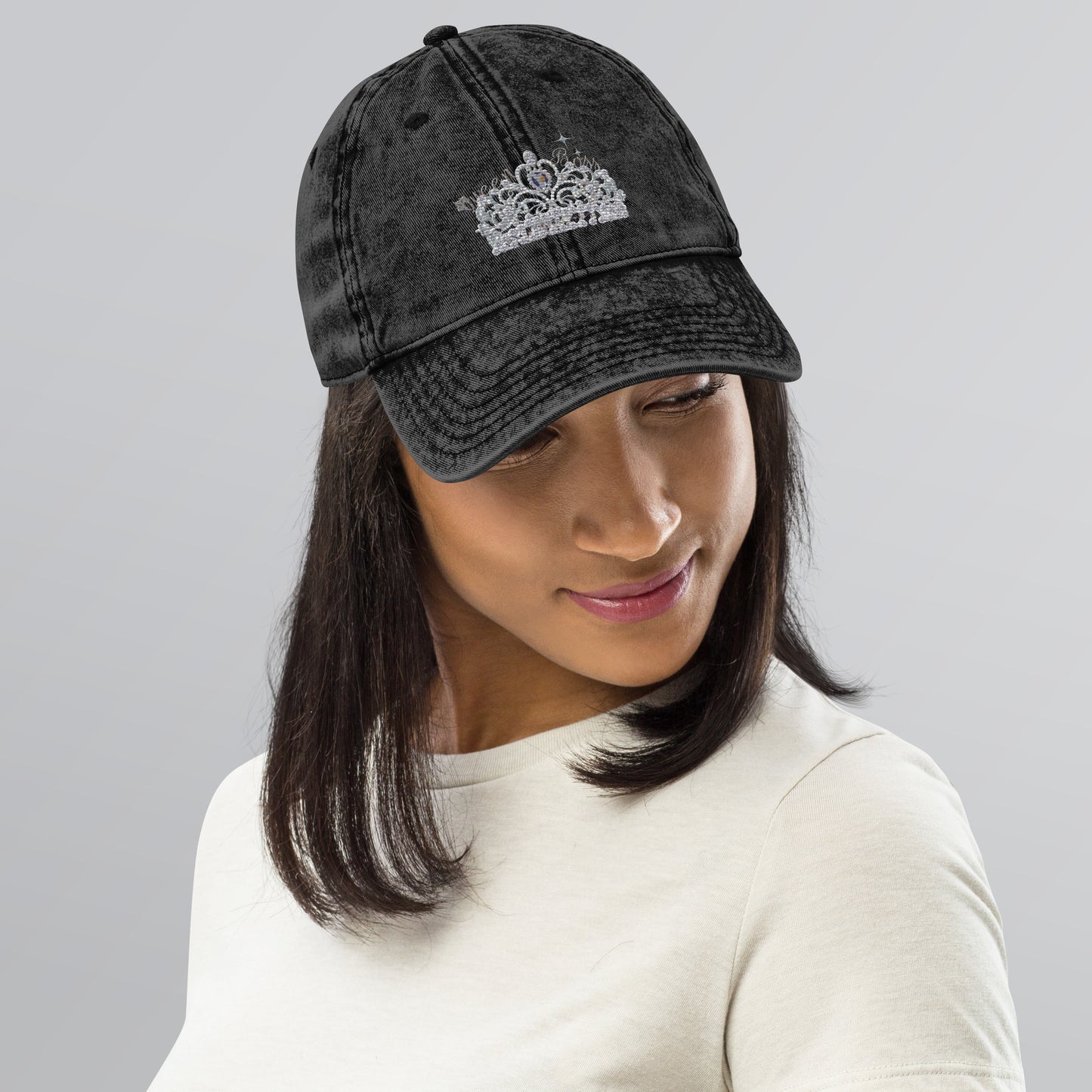 Queen Boss Vintage Cotton Twill Cap