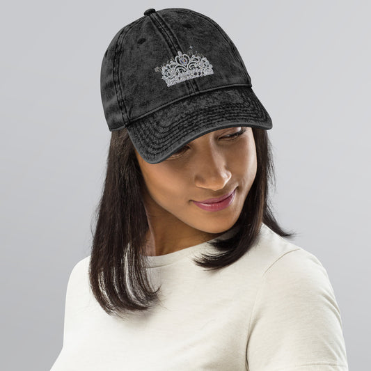 Queen Boss Vintage Cotton Twill Cap