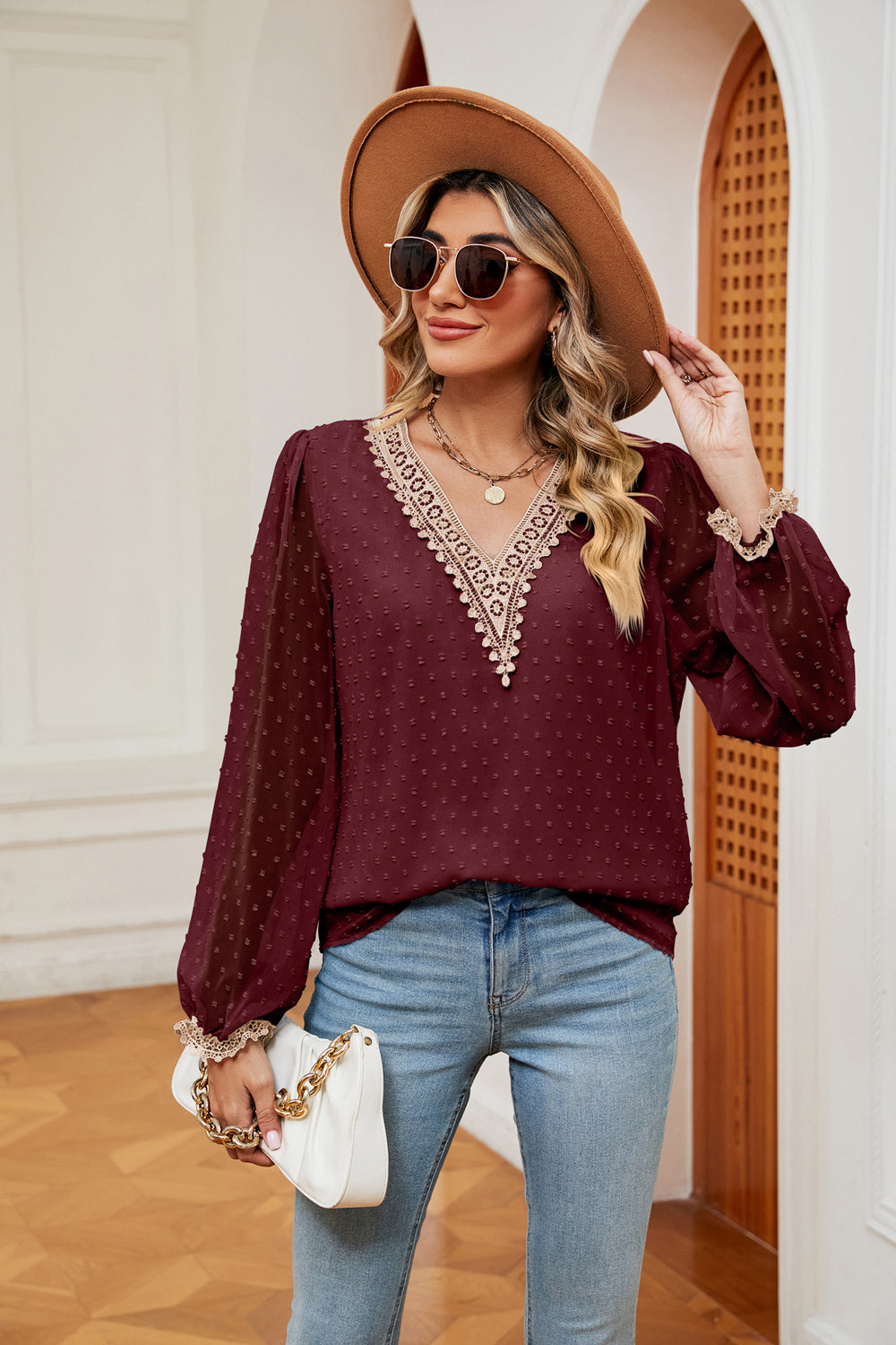 🌟 The “Affirmed & Adorned” Queen Blouse