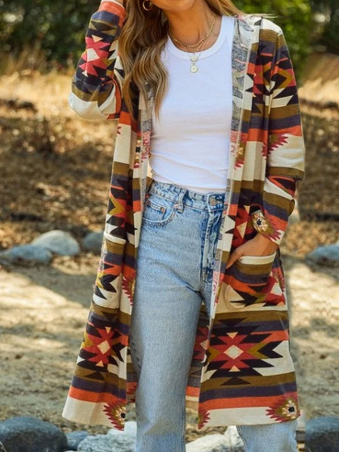 Hooded Southwest Sovereign Hooded Cardigan
