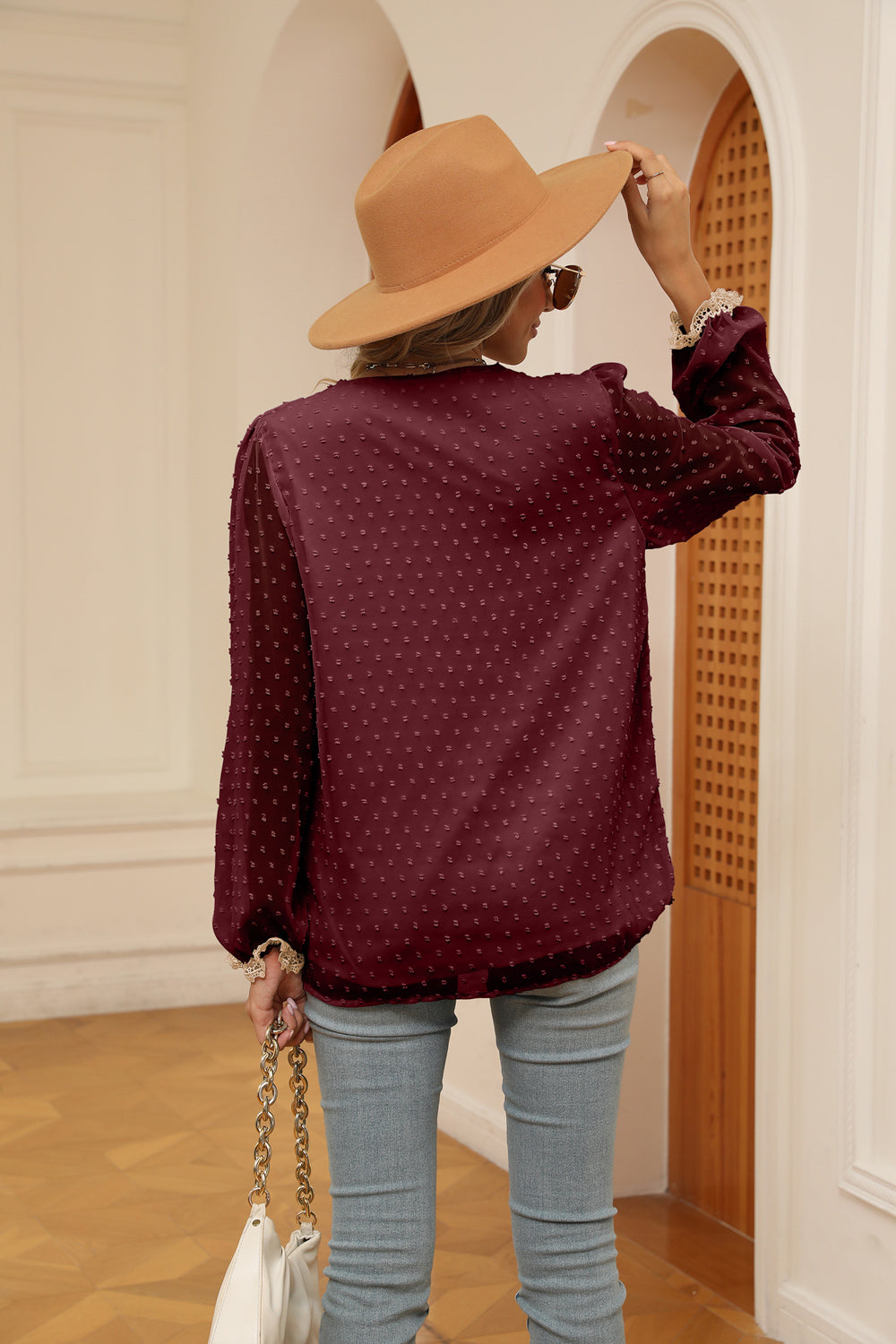 🌟 The “Affirmed & Adorned” Queen Blouse