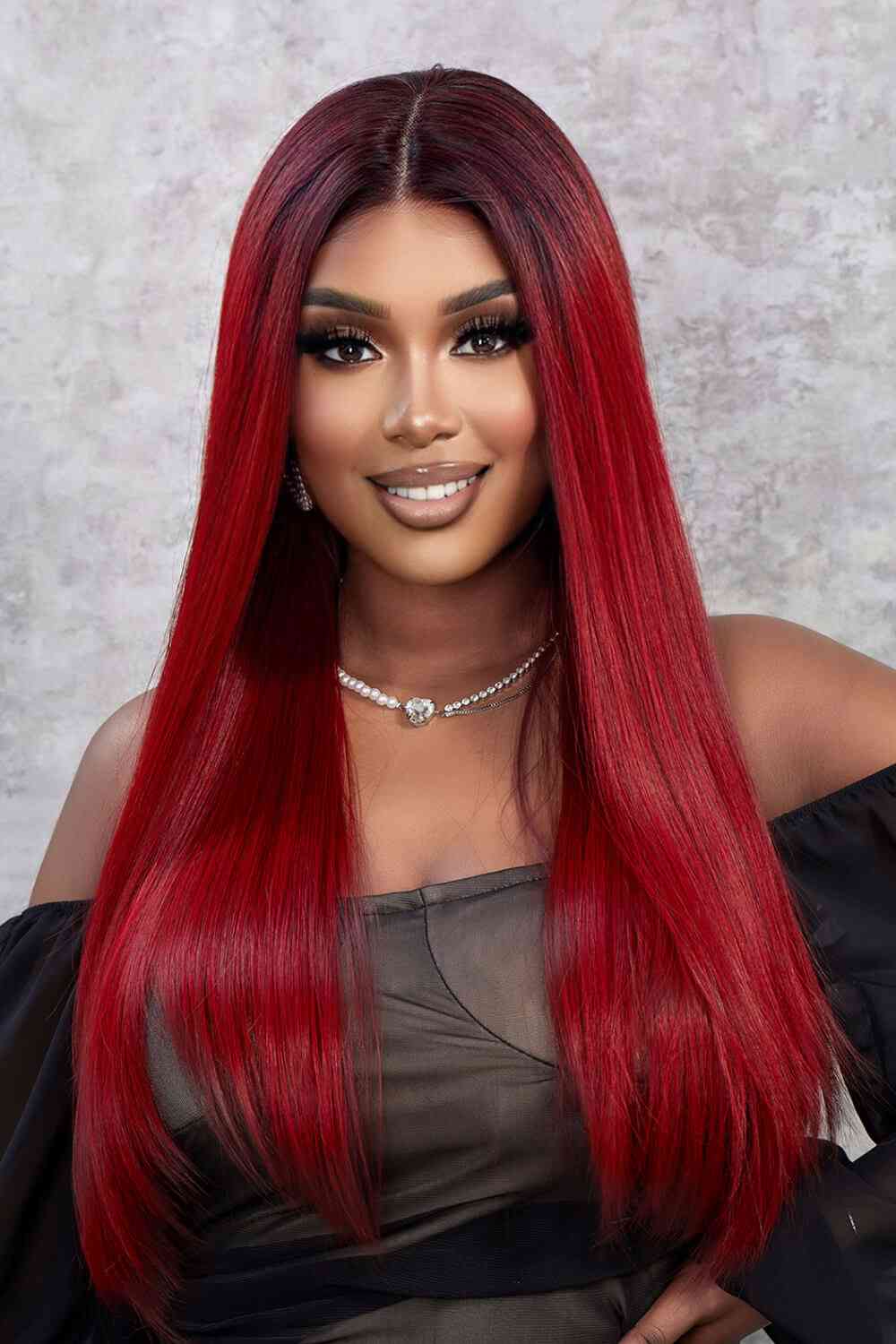 Synthetic Straight 13*2" Lace Front Wigs 26" 150% Density
