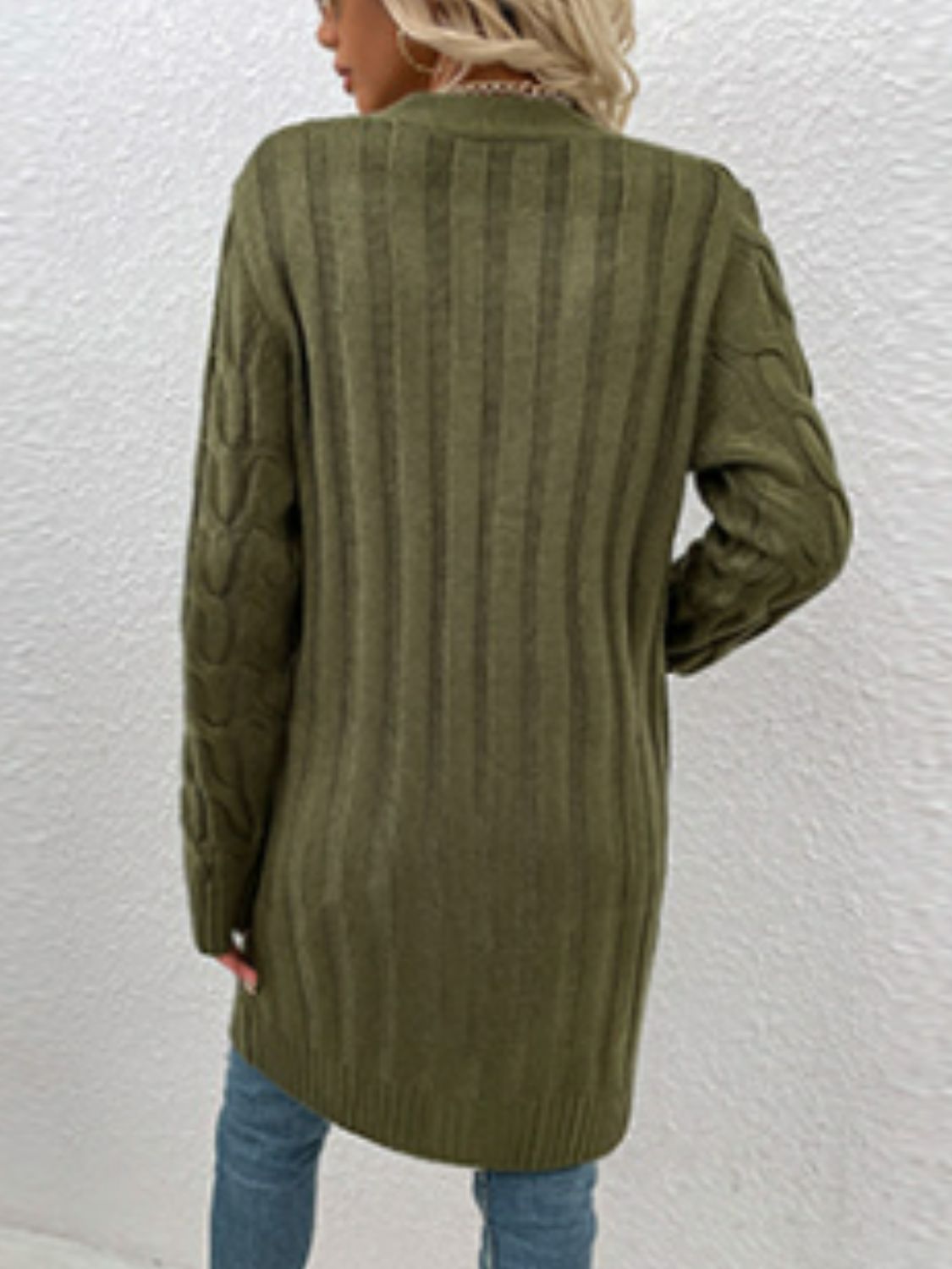 Full-Body Look Description: “Harvested Grace” Cardigan