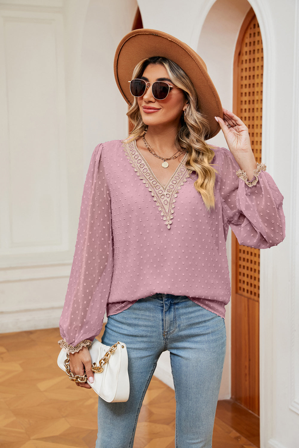 🌟 The “Affirmed & Adorned” Queen Blouse