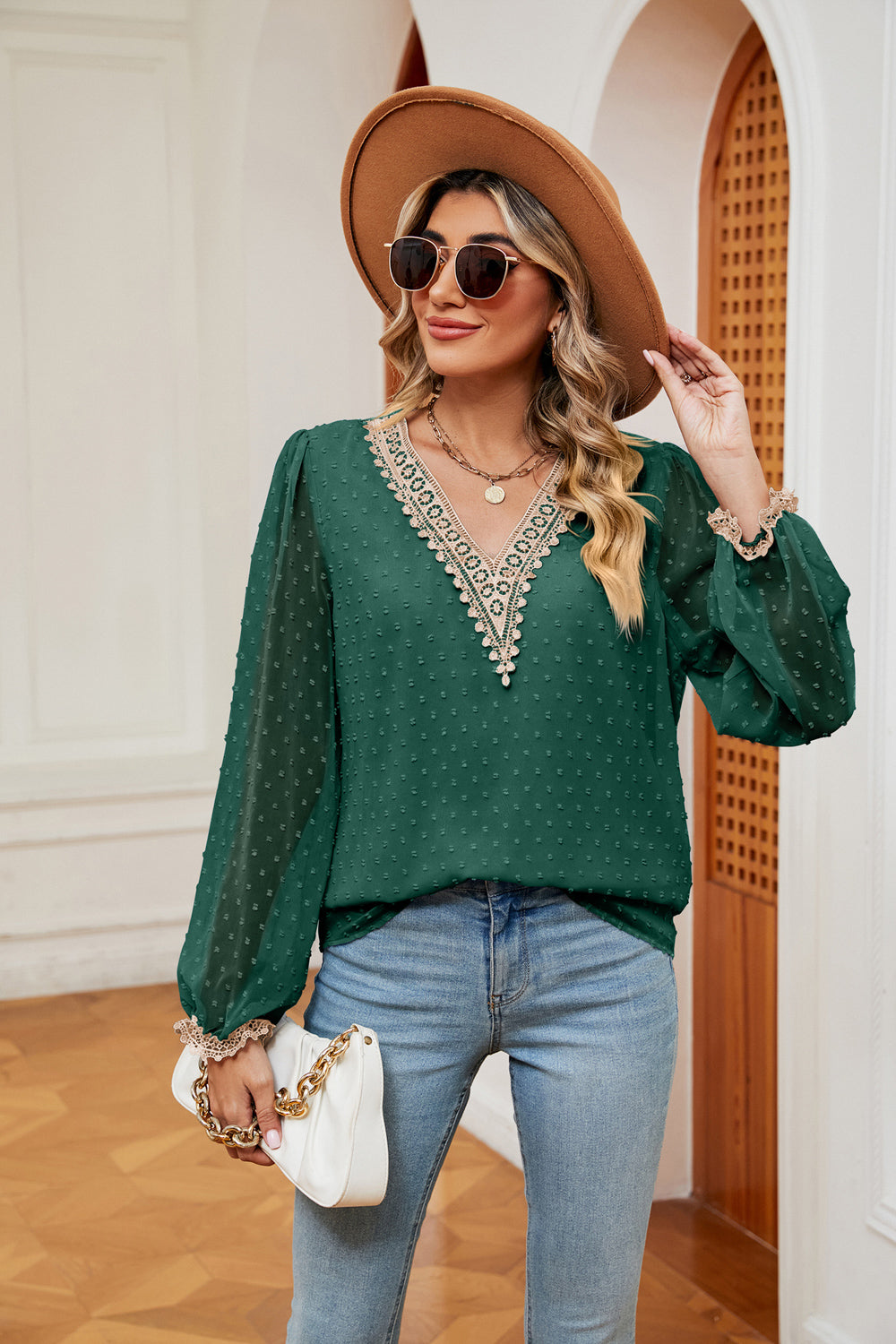 🌟 The “Affirmed & Adorned” Queen Blouse